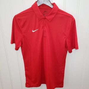 Nike Dri Fit  Mens Victory Polo Blade University Red Medium